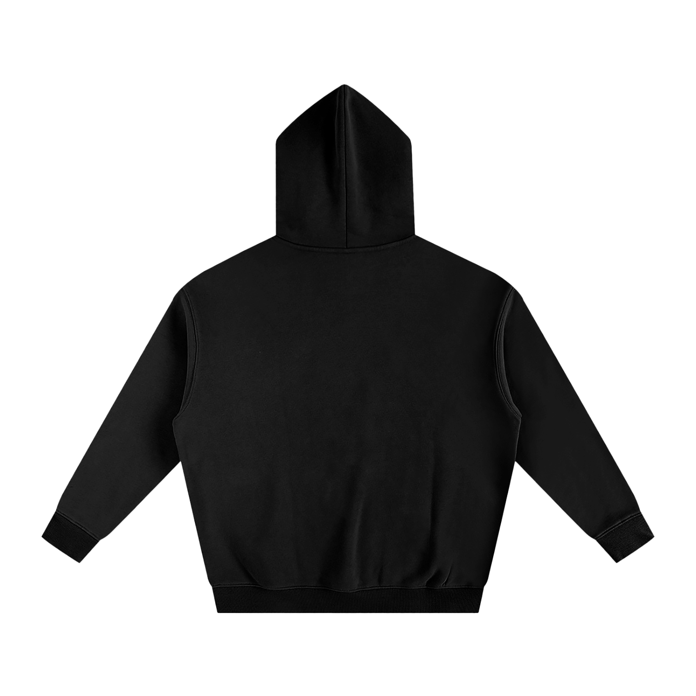 Fleeced script hoodie