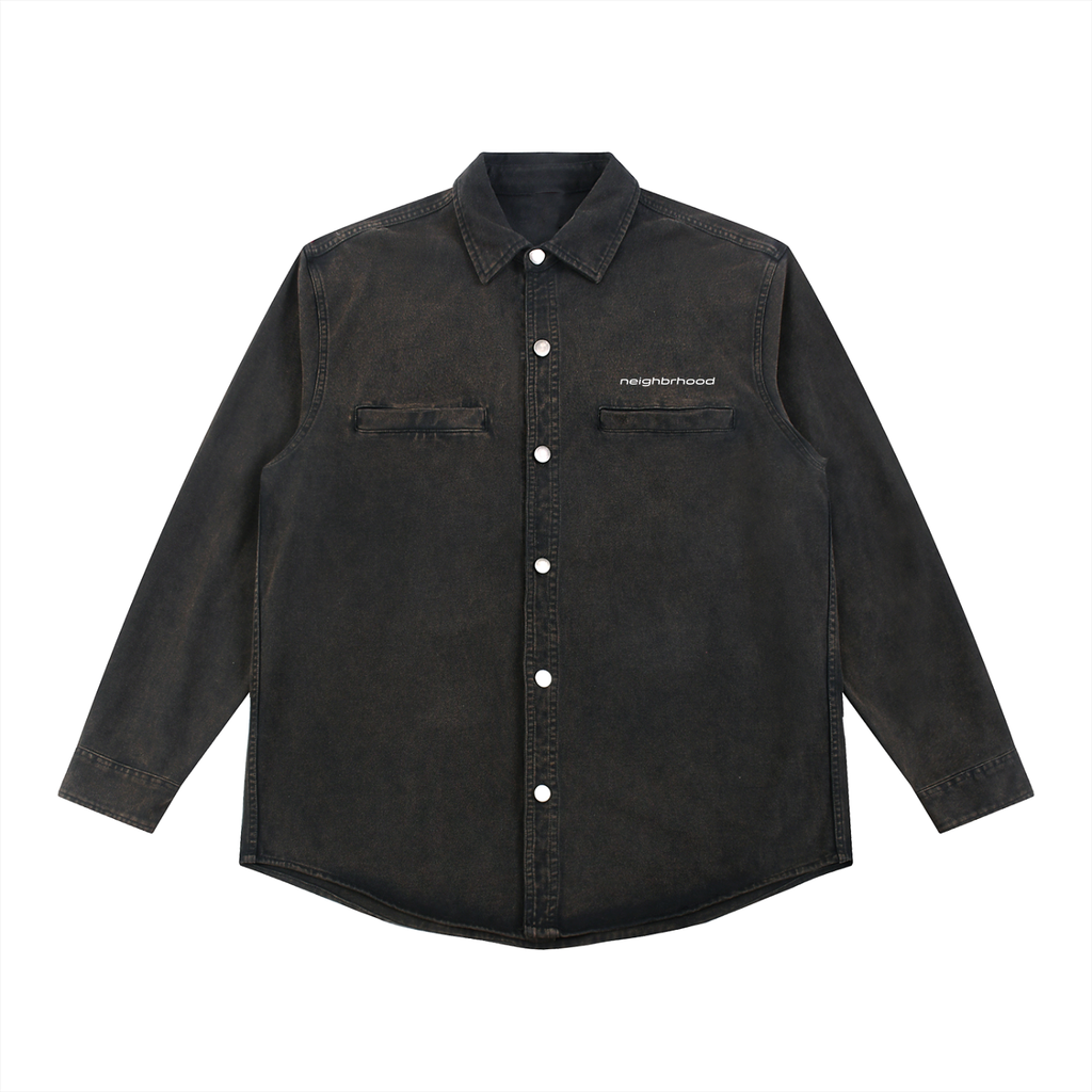 Vintage denim globe jacket