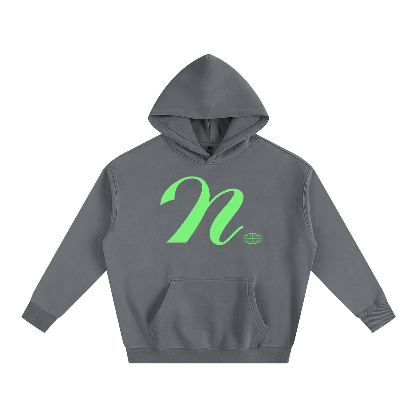 Fleeced script hoodie