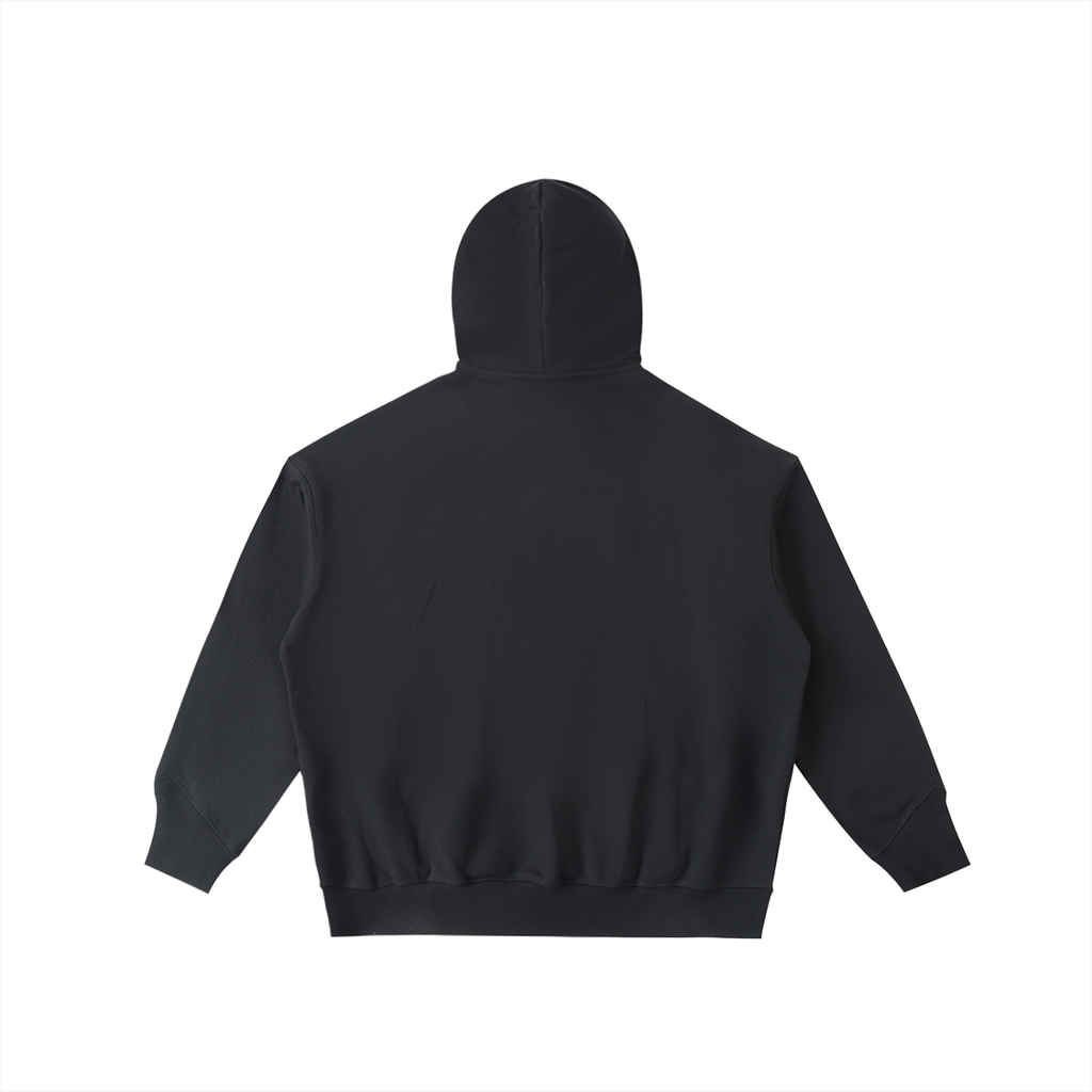 Cotton quarter zip hoodie