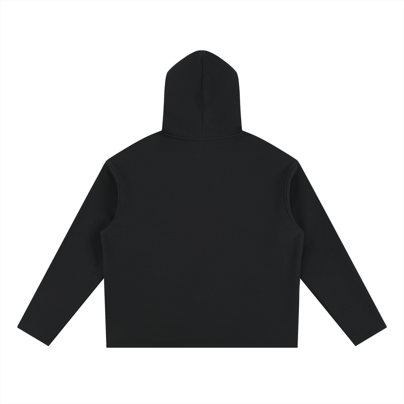 Drawstring script hoodie