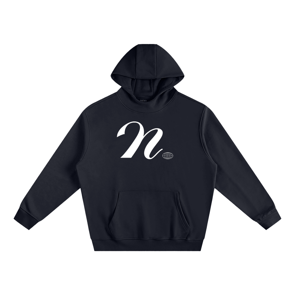 Script High Neck Hoodie