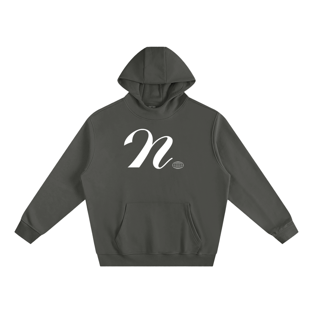 Script High Neck Hoodie
