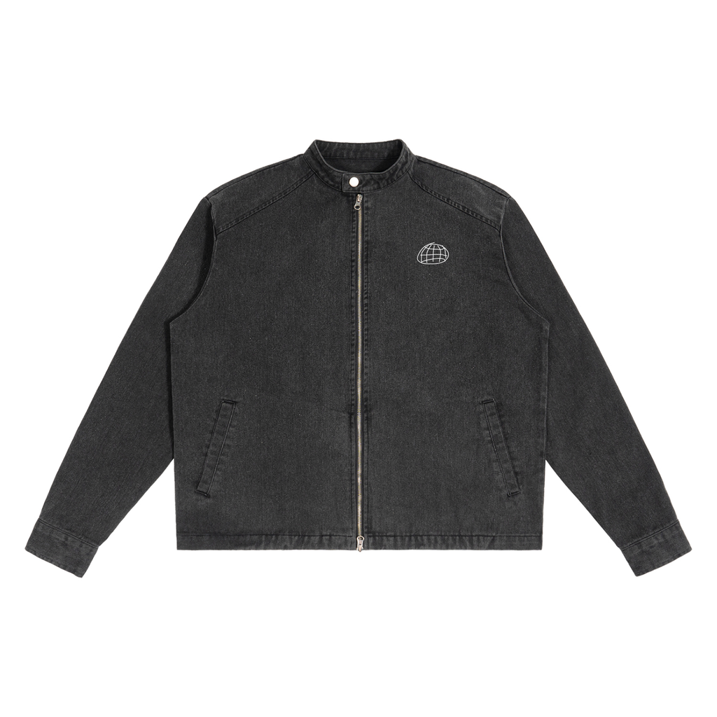 Vintage denim globe jacket