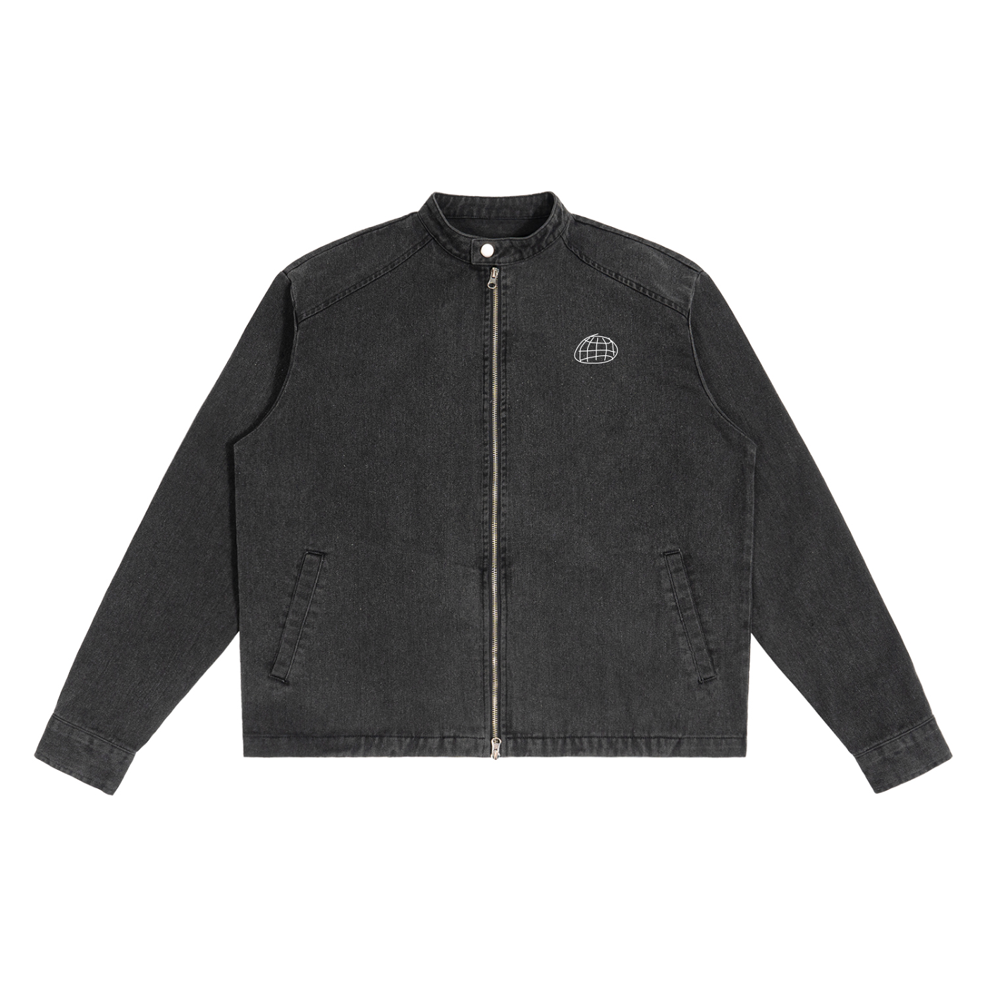 Vintage denim globe jacket