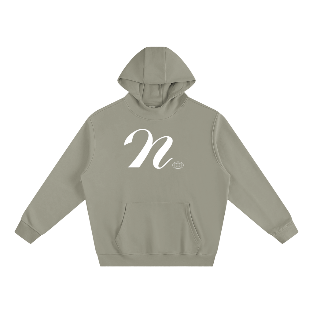 Script High Neck Hoodie