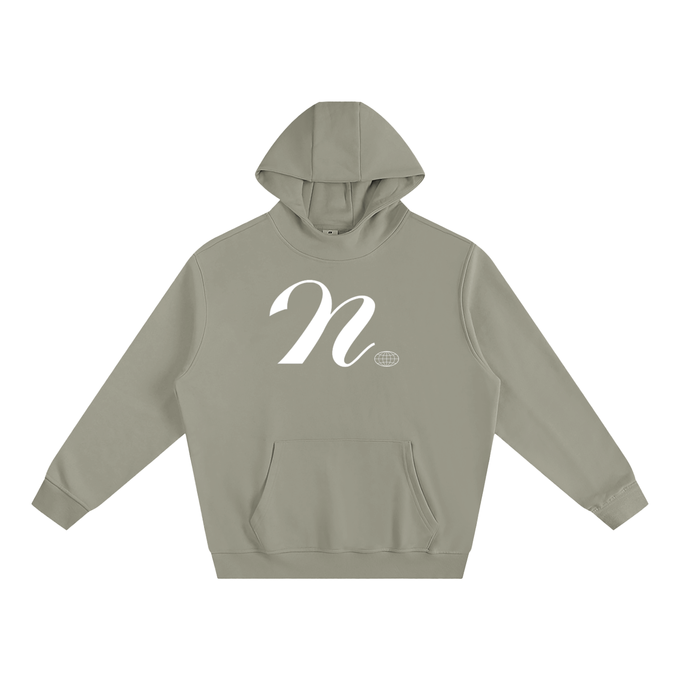 Script High Neck Hoodie