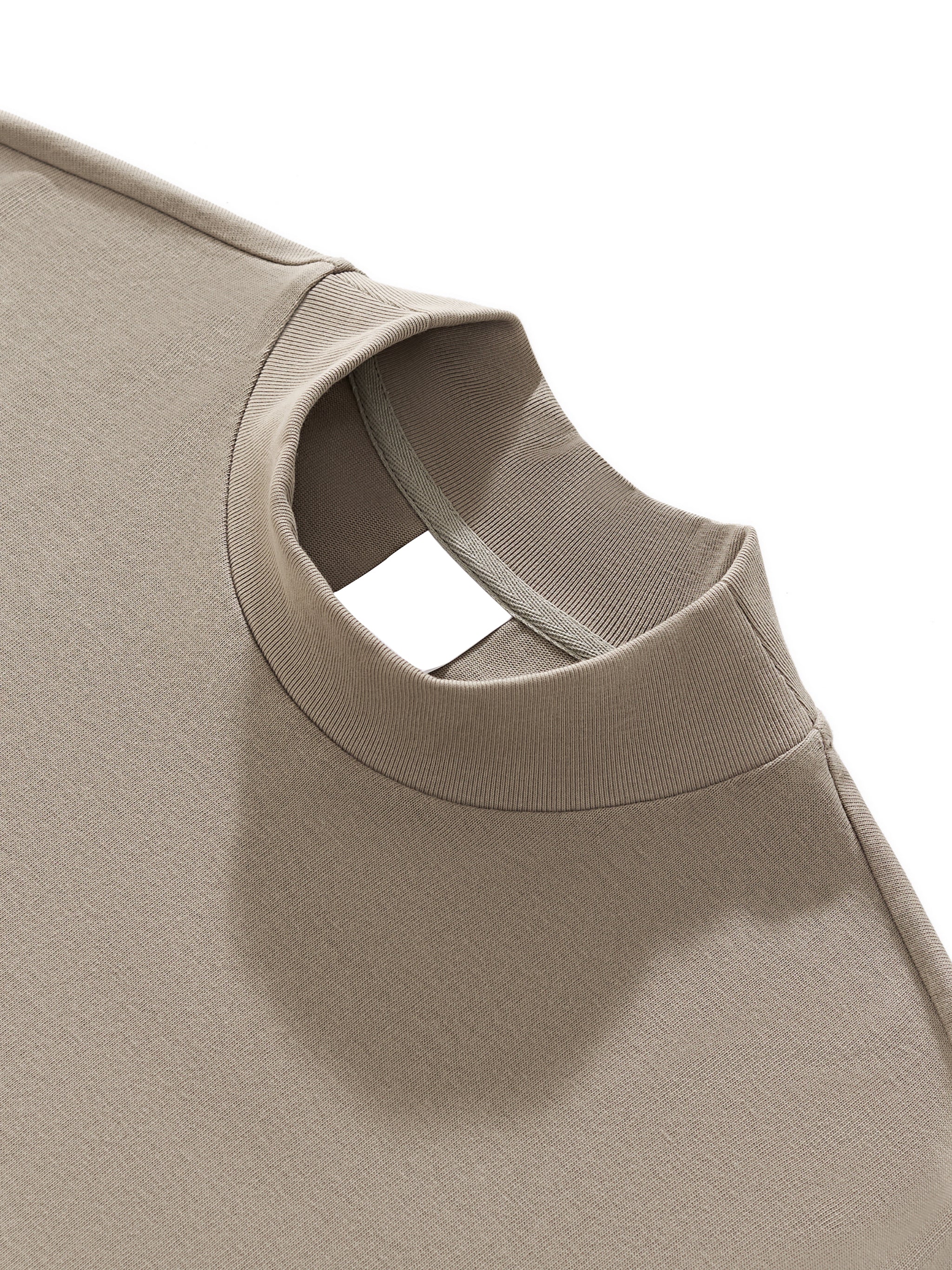 Oversized Mock Neck T-shirt