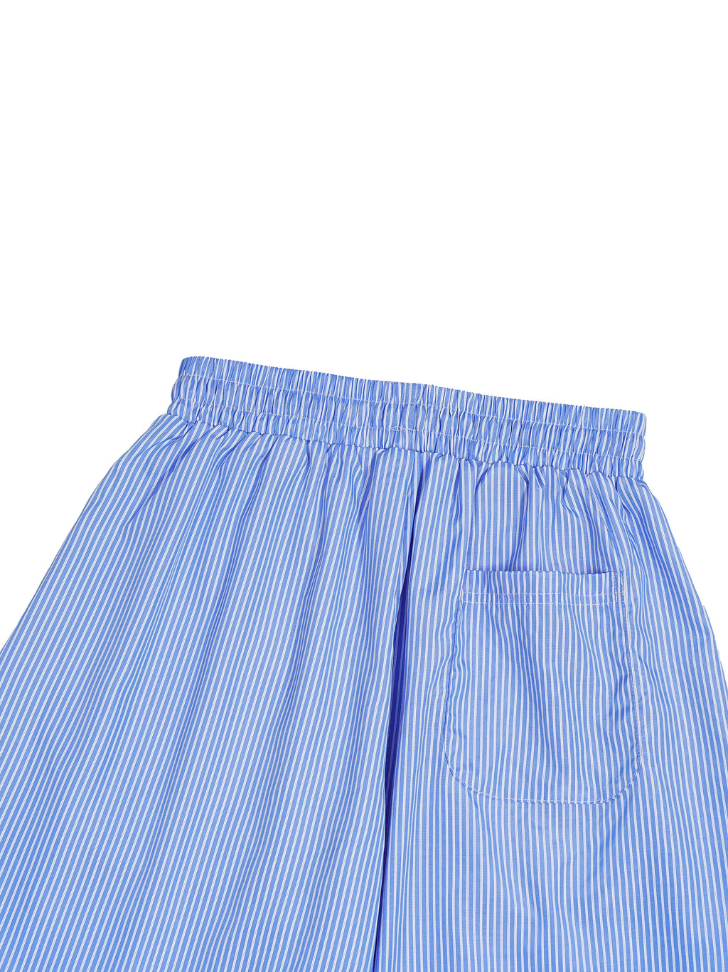 Vertical Stripe Barrel Pants